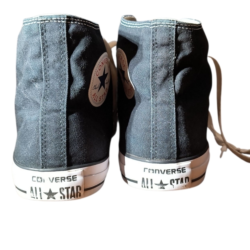 Converse Classic All-Star Black and White High-Top Sneakers Size Men 13/Women 15 - Picture 5 of 8